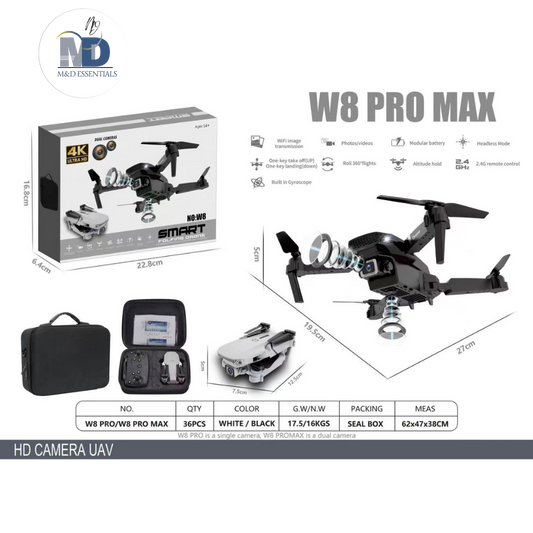 Dron Doble Cámara 4k Con Maletín