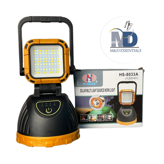 Linterna Para Camping Carga Solar Y Usb